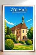 Affiche - Colmar - Chapelle Saint-Pierre - affiche colmar