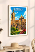 Affiche - Colmar - Collégiale Saint-Martin - affiche colmar