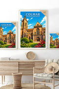 Affiche - Colmar - Collégiale Saint-Martin - affiche colmar