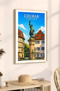 Affiche - Colmar - Fontaine Schwendi - affiche colmar