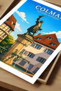 Affiche - Colmar - Fontaine Schwendi - affiche colmar
