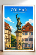 Affiche - Colmar - Fontaine Schwendi - affiche colmar