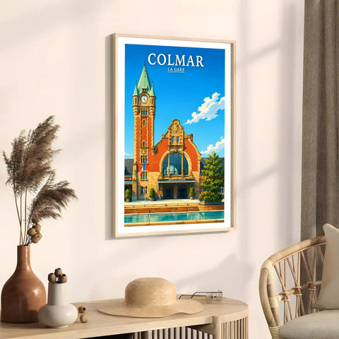 Affiche - Colmar - La Gare - affiche colmar