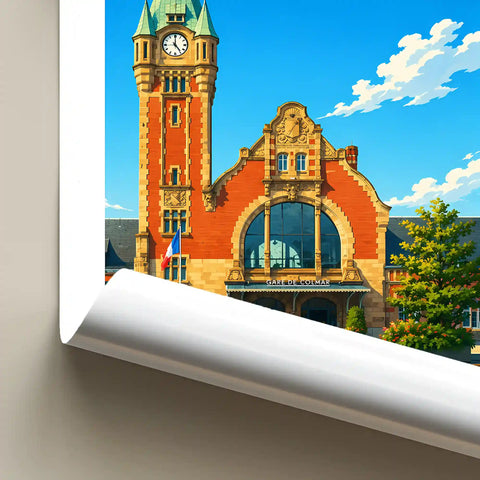 Affiche - Colmar - La Gare - affiche colmar