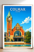 Affiche - Colmar - La Gare - affiche colmar