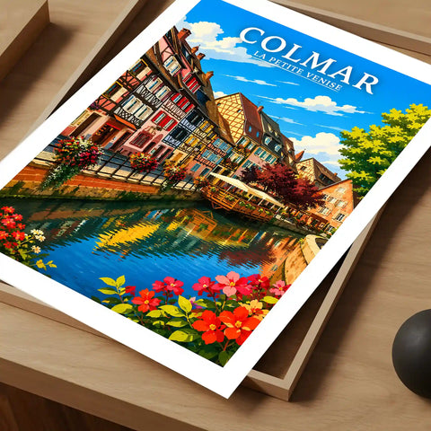 Affiche - Colmar - La petite Venise - affiche colmar