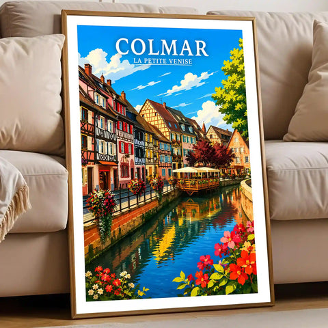 Affiche - Colmar - La petite Venise - affiche colmar
