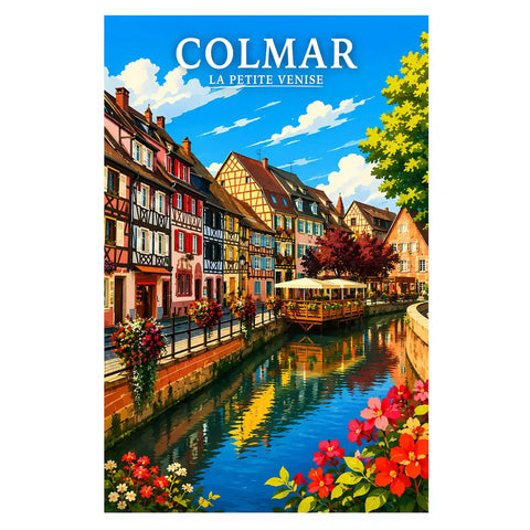 Affiche - Colmar - La petite Venise - affiche colmar