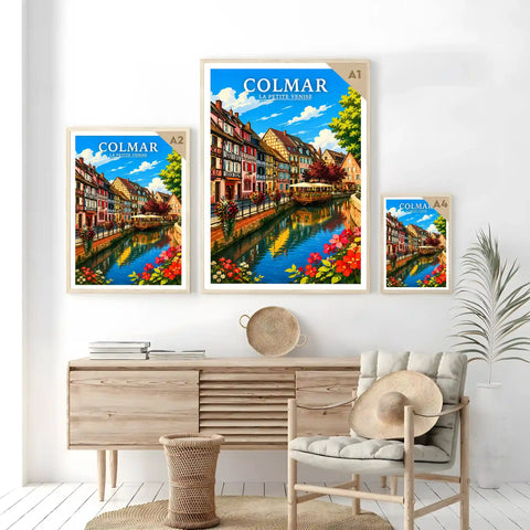 Affiche - Colmar - La petite Venise - affiche colmar