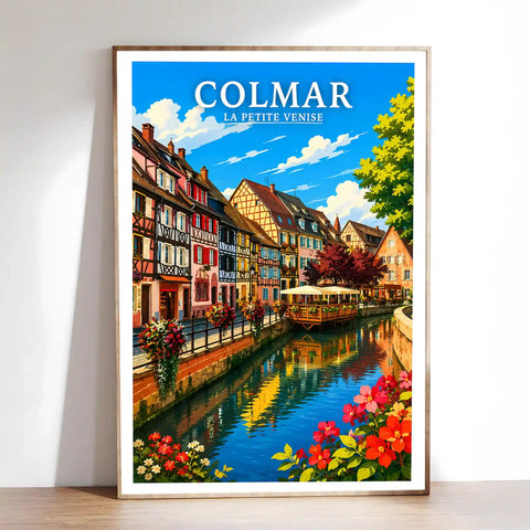 Affiche - Colmar - La petite Venise - affiche colmar