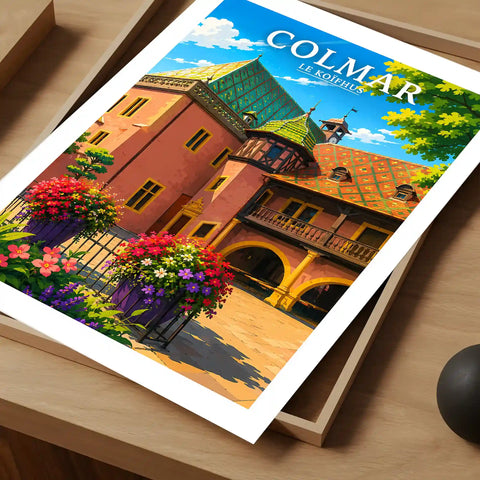 Affiche - Colmar - Le Koïfhus - affiche colmar