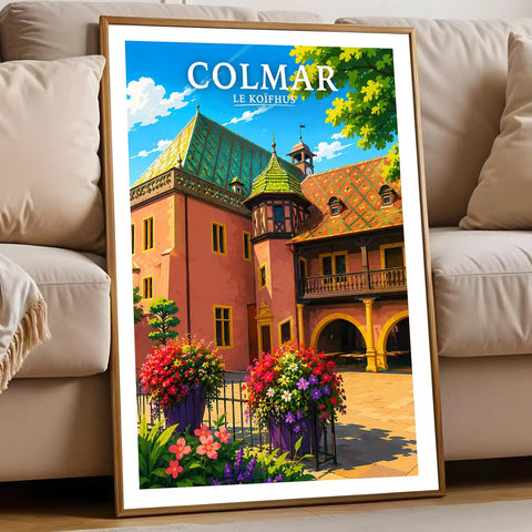 Affiche - Colmar - Le Koïfhus - affiche colmar