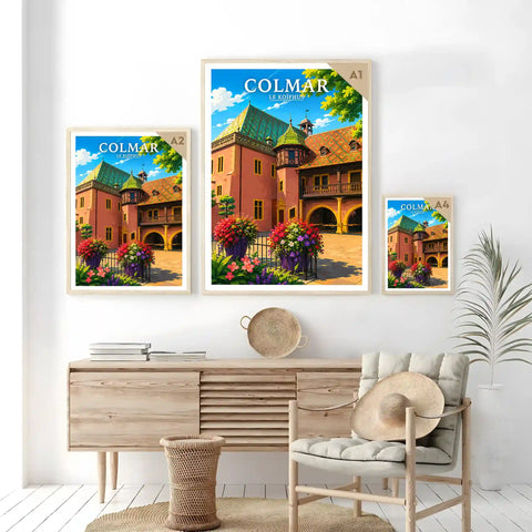 Affiche - Colmar - Le Koïfhus - affiche colmar