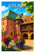 Affiche - Colmar - Le Koïfhus - affiche colmar