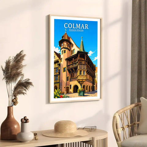 Affiche - Colmar - Maison Pfister - affiche colmar