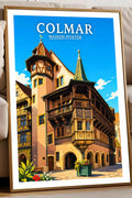Affiche - Colmar - Maison Pfister - affiche colmar