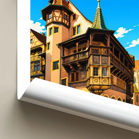 Affiche - Colmar - Maison Pfister - affiche colmar
