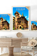 Affiche - Colmar - Maison Pfister - affiche colmar