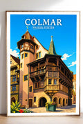 Affiche - Colmar - Maison Pfister - affiche colmar