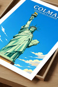 Affiche - Colmar - Statue de la Liberté - affiche colmar