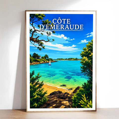 Affiche - Côte d'Émeraude