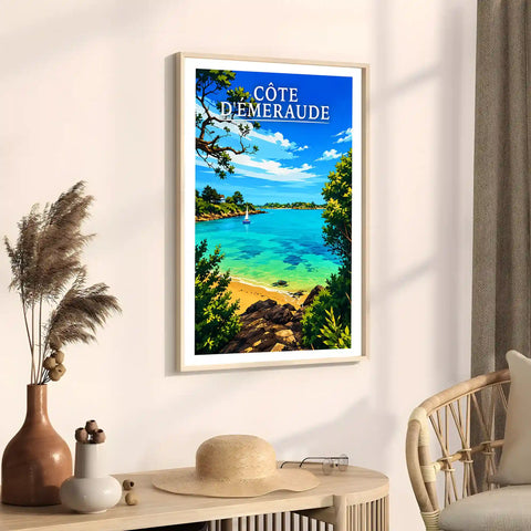 Affiche - Côte d'Émeraude