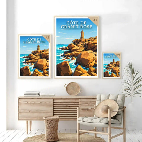 Affiche - Côte de Granit Rose