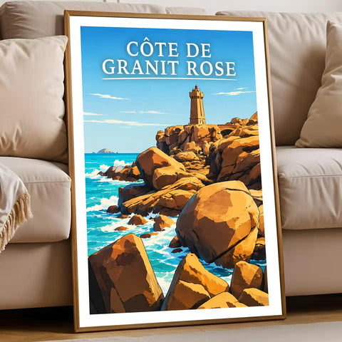 Affiche - Côte de Granit Rose