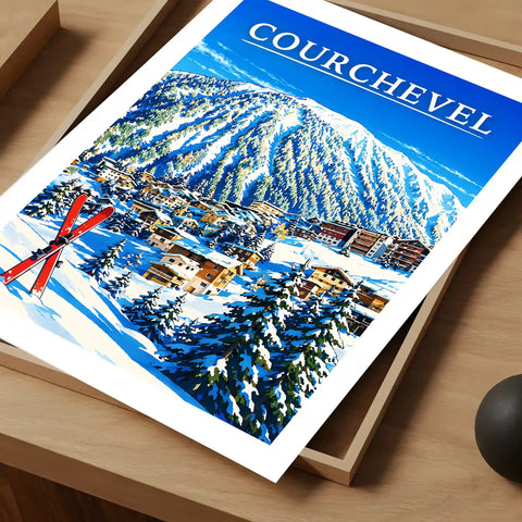 Affiche - Courchevel