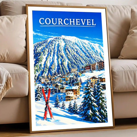 Affiche - Courchevel