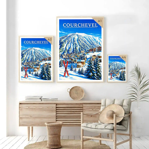 Affiche - Courchevel