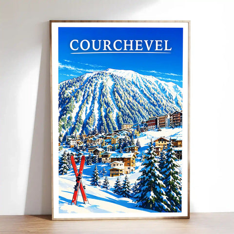 Affiche - Courchevel