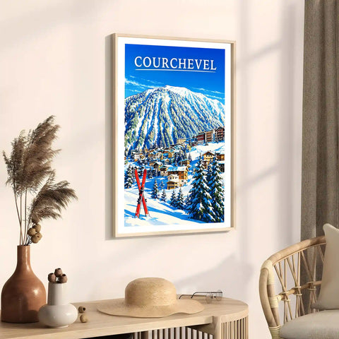 Affiche - Courchevel