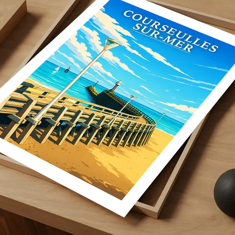 Affiche - Courseulles-sur-Mer