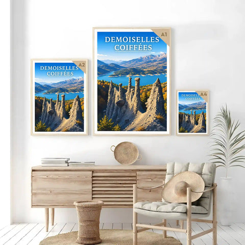 Affiche - Demoiselles Coiffées