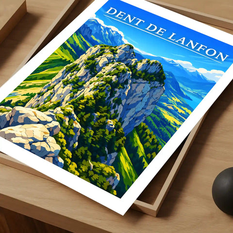 Affiche - Dent de Lanfon