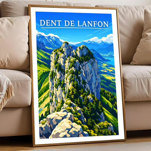 Affiche - Dent de Lanfon