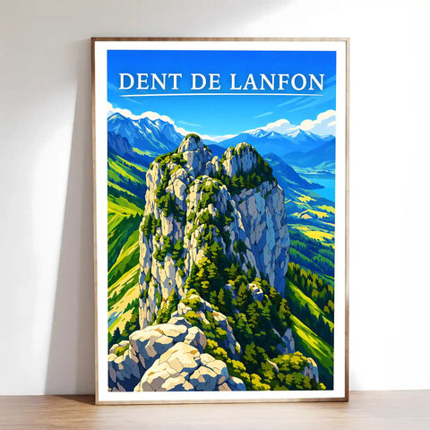 Affiche - Dent de Lanfon