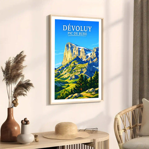 Affiche - Dévoluy - Pic de Bure