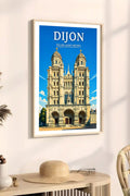 Affiche Dijon Église Saint-Michel