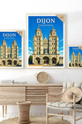 Affiche Dijon Église Saint-Michel