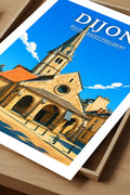 Affiche Dijon Église Saint-Philibert