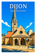 Affiche Dijon Église Saint-Philibert