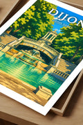 Affiche Dijon Jardin Darcy