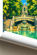 Affiche Dijon Jardin Darcy