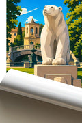 Affiche Dijon L'ours Pompon