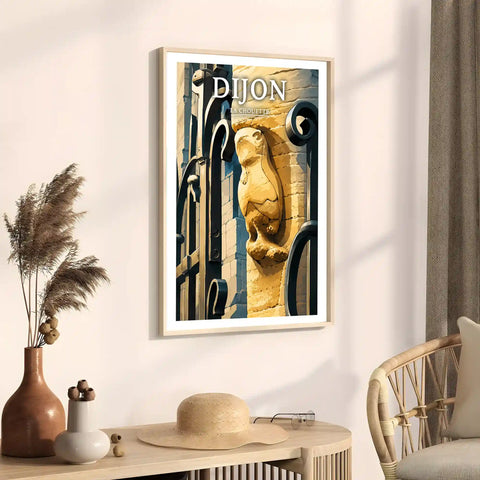 Affiche Dijon La Chouette