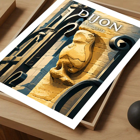 Affiche Dijon La Chouette