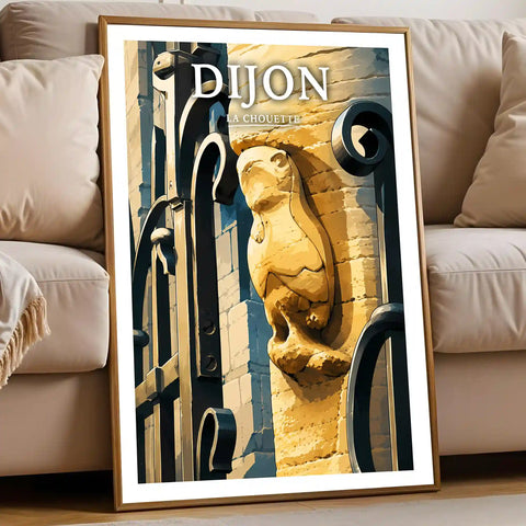 Affiche Dijon La Chouette