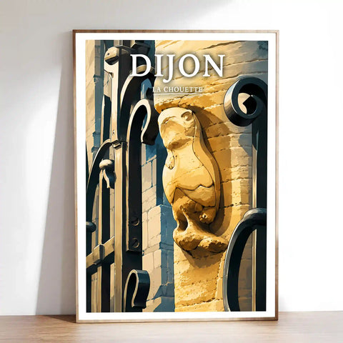 Affiche Dijon La Chouette